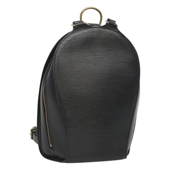 LOUIS VUITTON Epi Mabillon Backpack Black M52232 LV Auth - Picture 1 of 15